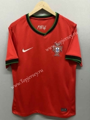 2024-2025 Portugal Home Red Thailand Soccer Jersey AAA-422
