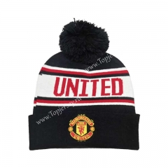 Manchester United Black Knit Cap
