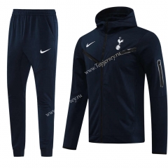2023-2024 Tottenham Hotspur Royal Blue Thailand Jacket Uniform With Hat-LH
