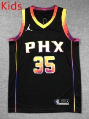 2024 Jordan Edition Phoenix Suns Black #35 Kids NBA Jersey-1380