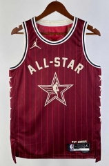 2024 All Stars Red #1 NBA Jersey-311