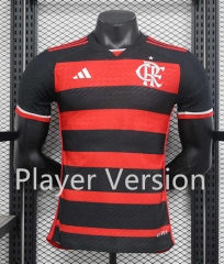 Player Version 2024-2025 Flamengo Home Red&Black Thailand Soccer Jersey AAA-888