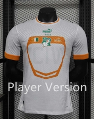 Player Version 2024-2025 3 Stars Cote d'Ivoire White Thailand Soccer Jersey AAA-888