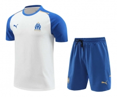 2024-2025 Olympique de Marseille White Thailand Soccer Uniform-4627