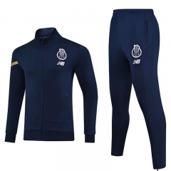 2023-2024 Porto Royal Blue Thailand Soccer Jacket Uniform -HR