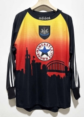 Retro Version 96-97 Newcastle United Black&Yellow LS Thailand Soccer Jersey AAA-7505