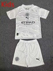 2024-2025 Dragon Special Version Manchester City White Kid/Youth Soccer Uniform-6850