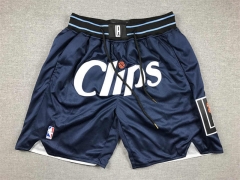 2024 City Edition Los Angeles Clippers Royal Blue NBA Shorts-1380