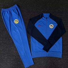 2023-2024 Club América Blue Thailand Soccer Jacket Uniform-HR