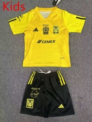 2023-2024 Tigres UANL Yellow Kids/Youth Training Soccer Uniform-6850