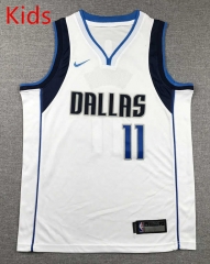 Dallas Mavericks White #11 Kids NBA Jersey-1380
