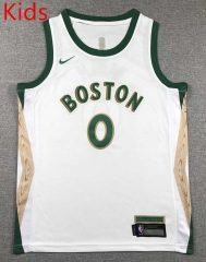 2024 City Edition Boston Celtics White #0 Kids NBA Jersey-1380