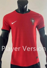 Player Version 2024-2025 Portugal Home Red Thailand Soccer Jersey AAA-SJ