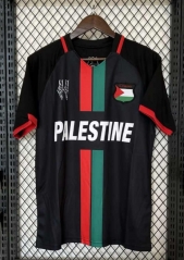 2023-2024 Palestino Black Thailand Soccer Jersey AAA-2038