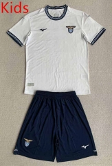 2024-2025 Lazio 2nd Away White Kid/Youth Soccer Uniform-AY