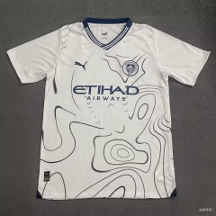 2024-2025 Manchester City White Training Soccer Jersey AAA-4178