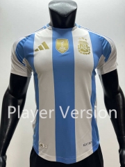With Patch Player Version 2024-2025 Argentina Home Blue&White Thailand Soccer Jersey AAA-SJ