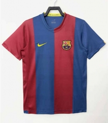 Retro Version 06-07 Barcelona Home Red&Blue Thailand Soccer Jersey AAA-811