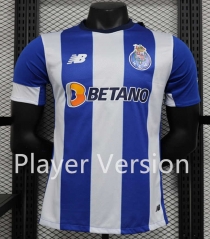 Player Version 2024-2025 Porto Home Blue&White Thailand Soccer Jersey AAA-888
