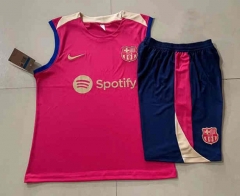 2024-2025 Barcelona Red Thailand Soccer Vest Tracksuit-815