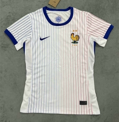 2024-2025 France Away White Women Thailand Soccer Jersey AAA-4506