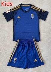 2024-2025 Granada CF Away Blue Kid/Youth Soccer Uniform-AY