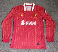 2024-2025 Liverpool Home Red LS Thailand Soccer Jersey AAA-2282