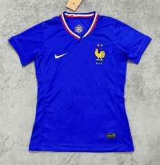 2024-2025 France Home Blue Women Thailand Soccer Jersey AAA-4506