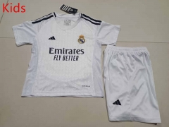 2024-2025 Real Madrid Home White Kids/Youth Soccer Uniform-507
