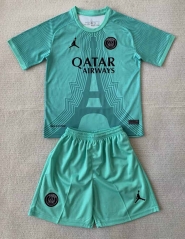 2024-2025 Concept Version Jordan Paris SG Blue&Green Soccer Uniform-AY