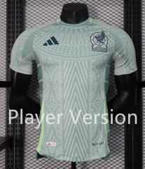 Player Version 2024-2025 Mexico Away Light Green Thailand Soccer Jersey AAA-888