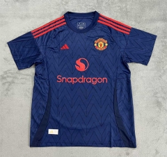 2024-2025 Manchester United Away Royal Blue Thailand Soccer Jersey AAA-4506