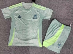 2024-2025 Mexico Light Green Soccer Uniform