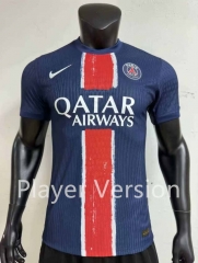 Player Version 2024-2025 Paris Home Royal Blue Thailand Soccer Jersey AAA-1506