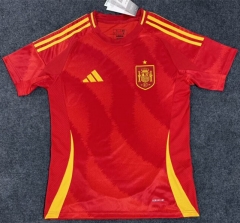 2024-2025 Spain Home Red Thailand Soccer Jersey AAA