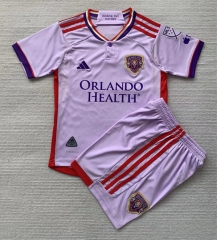 2024-2025 Orlando City Away Pink&Purple Soccer Uniform-AY