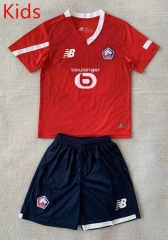 2024-2025 Lille Home Red Kid/Youth Soccer Uniform-AY