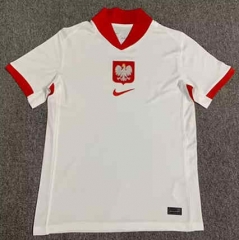 2024-2025 Poland Home White Thailand Soccer Jersey AAA