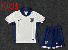 2024-2025 England Home White Kids/Youth Soccer Uniform-5526
