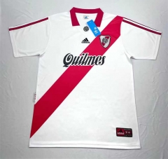 Retro Version 98-99 River Plate Home White Thailand Soccer Jersey AAA-2282