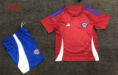2024-2025 Chile Home Red Kids/Youth Soccer Uniform