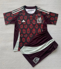 2024-2025 Mexico Home Red Soccer Uniform-AY