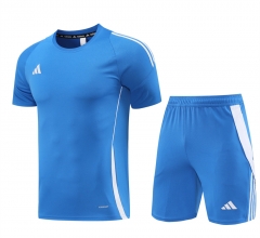 Addidas Camouflage Blue Thailand Soccer Tracksuit-LH