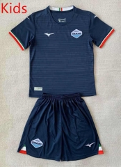 2024-2025 Lazio Away Royal Blue Kid/Youth Soccer Uniform-AY