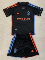 2024-2025 New York City Away Black Soccer Uniform-AY