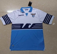 Retro Version 2018 Lazio Home White&Blue Thailand Soccer Jersey AAA-7T