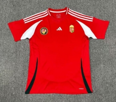 2024-2025 Hungary Home Red Thailand Soccer Jersey AAA-512