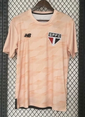 2024-2025 Special Version Sao Paulo Futebol Clube Pink&Beige Thailand Soccer Jersey AAA-9663
