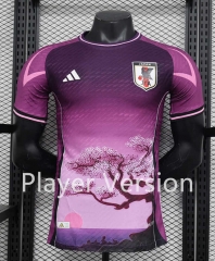 Player Version 2024-2025 Japan Purple Thailand Soccer Jersey AAA-888