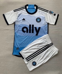 2024-2025 Charlotte FC Home Blue Soccer Uniform-AY